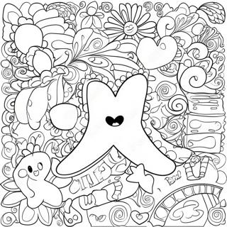 Fun Editable Name Coloring Page | Editable Name coloring page