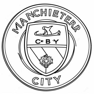 Manchester City Logo Coloring Page | Manchester City coloring page