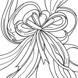Ribbons Coloring Page | Ribbons coloring page