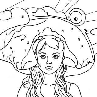 Surrealism Coloring Page | Surrealism coloring page