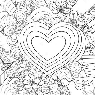 Valentine's Day Heart Coloring Page | Valentines Day coloring page