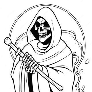 Grim Reaper Kleurplaten