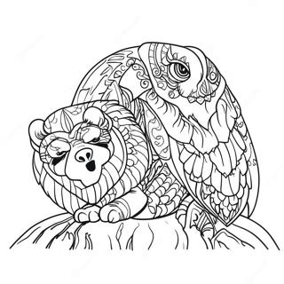 Animal to Paint Coloring Page | Animal to Paint coloring page