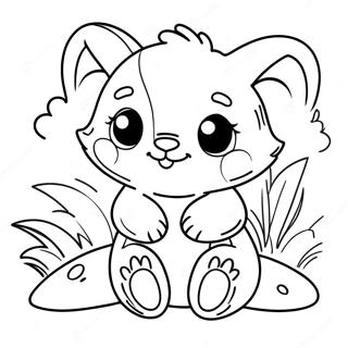 Cute Baby Animals Coloring Page | Animal to Paint coloring page