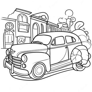 Oldies Music Coloring Page | Oldies coloring page