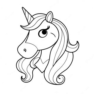 Gender Neutral Unicorn Coloring Page | Gender Neutral coloring page