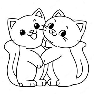Kucing Halaman Mewarnai