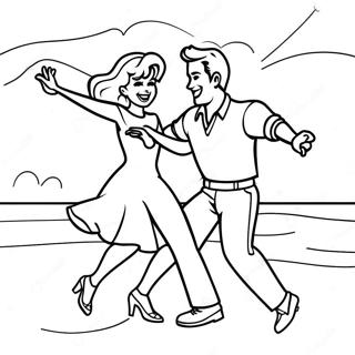 Grease Páginas para Colorir
