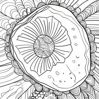 Sparkling Geode Coloring Page | Geode coloring page