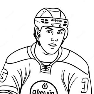 Connor McDavid Coloring Page | Connor McDavid coloring page