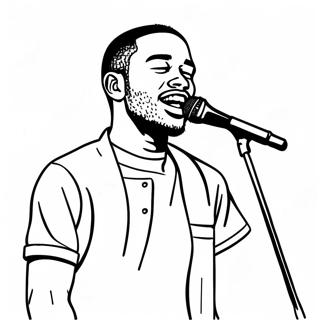 Frank Ocean Coloring Pages