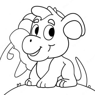 Gangle Coloring Page | Gangle coloring page