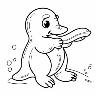 Ornithorynque Coloriages