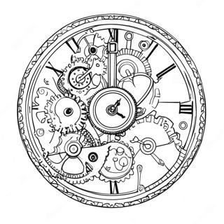 Steampunk Páginas para Colorear