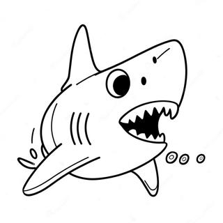 Shark Tooth Coloring Page | Shark Tooth coloring page