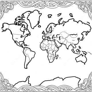 Map Coloring Pages