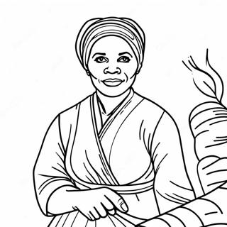 Harriet Tubman inspirerande målarbild | Harriet Tubman målarbild