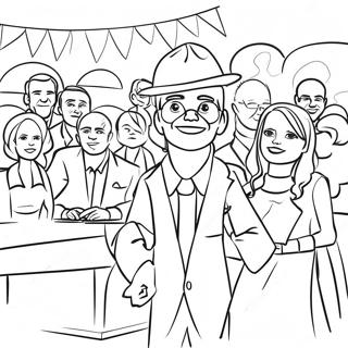 Principals Day 2015 Celebration Coloring Page | Principals Day 2015 coloring page