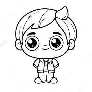 Funny Boy LOL Characters Coloring Page | Boy LOL coloring page