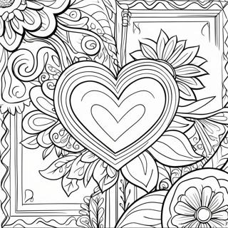 Heartfelt Sympathy Coloring Page | Condolence Sympathy coloring page