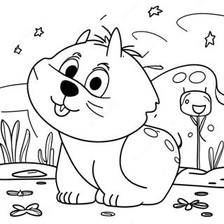 Kipo and the Age of the Wonderbeasts Coloring Page | Kipo coloring page