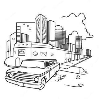 Memphis Coloring Page | Memphis coloring page