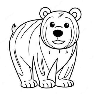 Brown Bear Brown Bear Coloring Page | Brown Bear Brown Bear coloring page