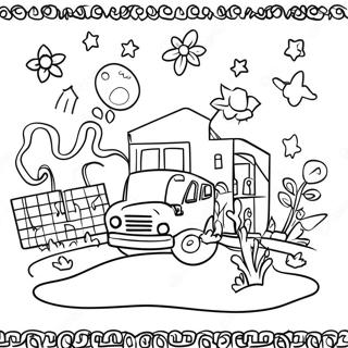 Exciting Back to School Night Coloring Page | Back to School Night coloring page