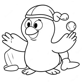 Club Penguin Coloring Page | Club Penguin coloring page