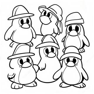 Club Penguin Målarbilder