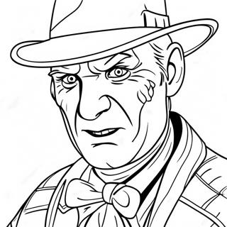 Freddy Krueger Coloring Page | Freddy Krueger coloring page