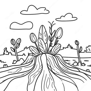 Soil Texture Coloring Page | Soil coloring page