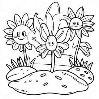Colorful Garden Soil Coloring Page | Soil coloring page