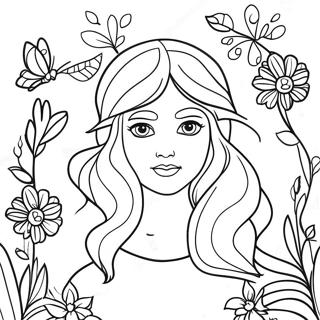 Winx Club Flora Kleurplaten