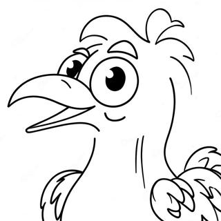 Big Bird Coloring Page | Big Bird coloring page