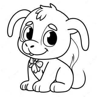 Cute Webkinz Character Coloring Page | Webkinz coloring page