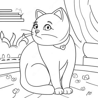 Barbie Cat Coloring Page | Barbie Cat coloring page