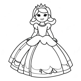 Roblox Princess Coloring Page | Roblox Princess coloring page