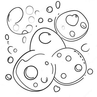 Colorful Gumdrop Candy Coloring Page | Gumdrop coloring page