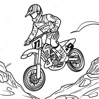 Eli Tomac Coloring Page | Eli Tomac coloring page