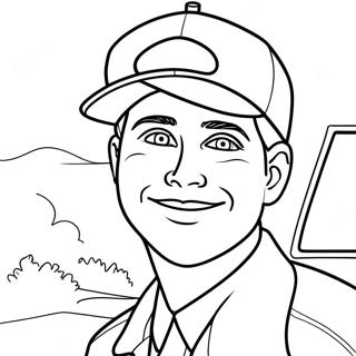 Ryan Coloring Page | Ryan coloring page