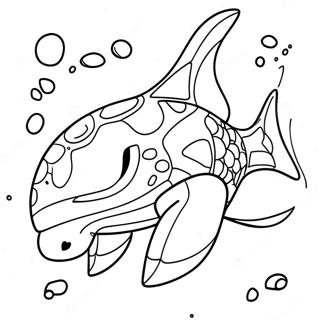 Kyogre Coloring Page | Kyogre coloring page