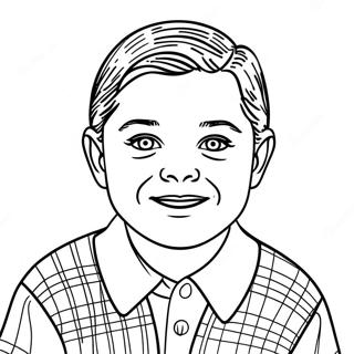 Young Sheldon Coloring Page | Young Sheldon coloring page