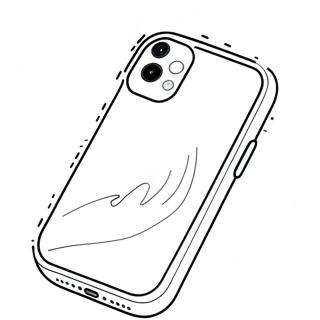 iPhone 12 Coloring Page | iPhone 12 coloring page
