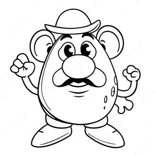 Mr Potato Head Coloring Page | Mr Potato Head coloring page