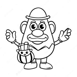 Mr Potato Head Coloring Pages