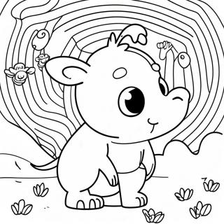 Fun Animal Maze Coloring Page | Maze coloring page