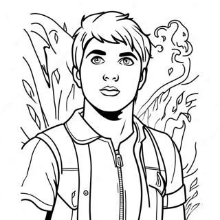 Percy Jackson Coloring Page | Percy Jackson coloring page