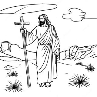 Fristelsen Til Jesus Fargeleggingssider