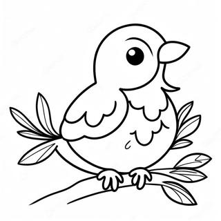 Realistic Bird Coloring Page | Realistic Bird coloring page